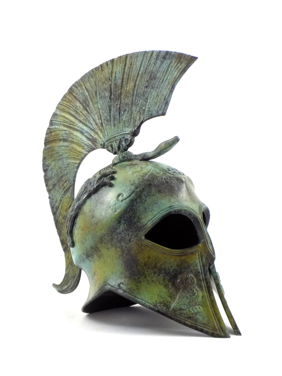 greek war helmet athena